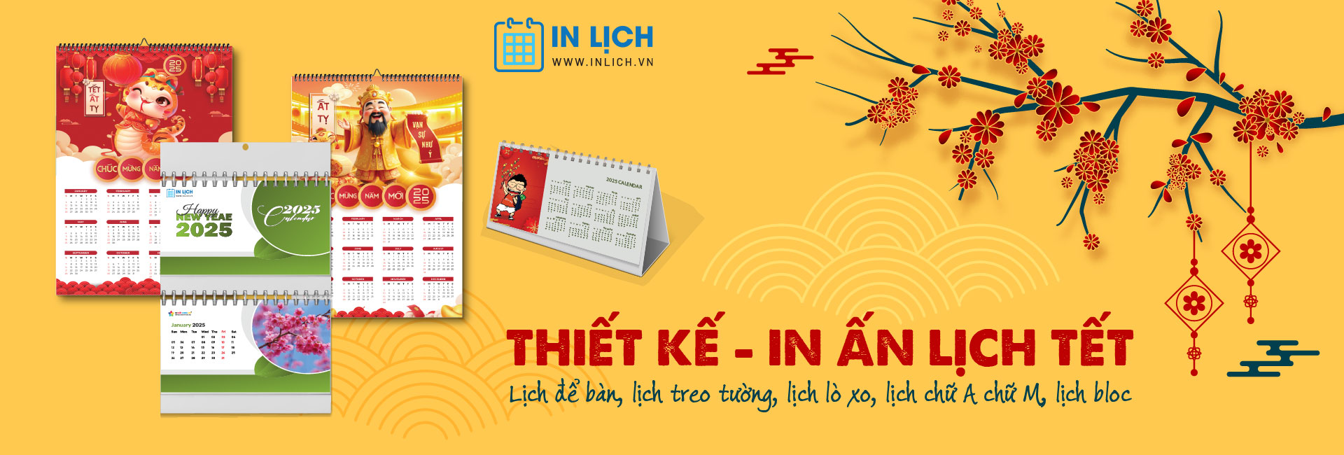 Banner in lịch