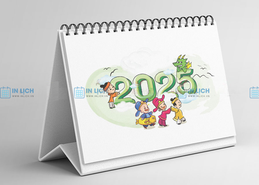 Banner in lịch để bàn